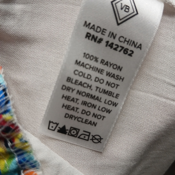 Vera Bradley Cream Wide-Leg Pants with Lace Trim - Picture 3 of 10